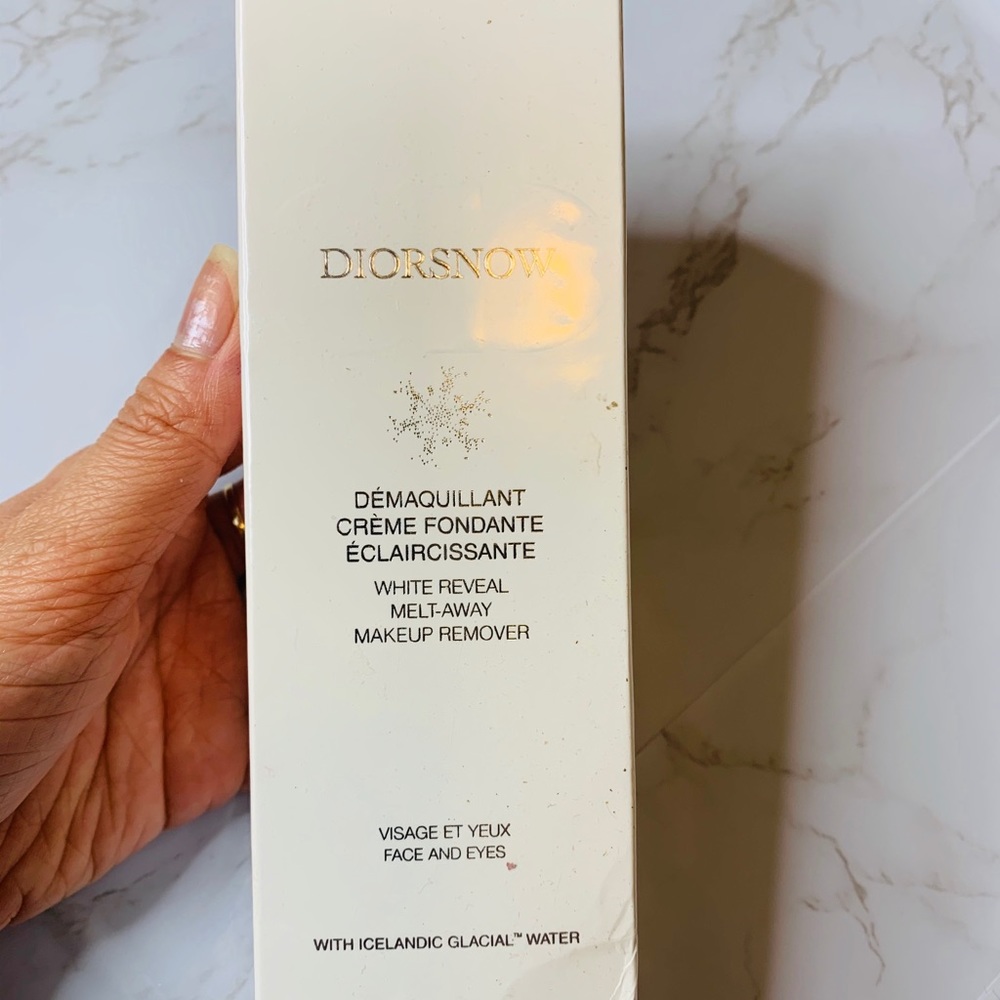 DiorSnow melt away  makeup remover.